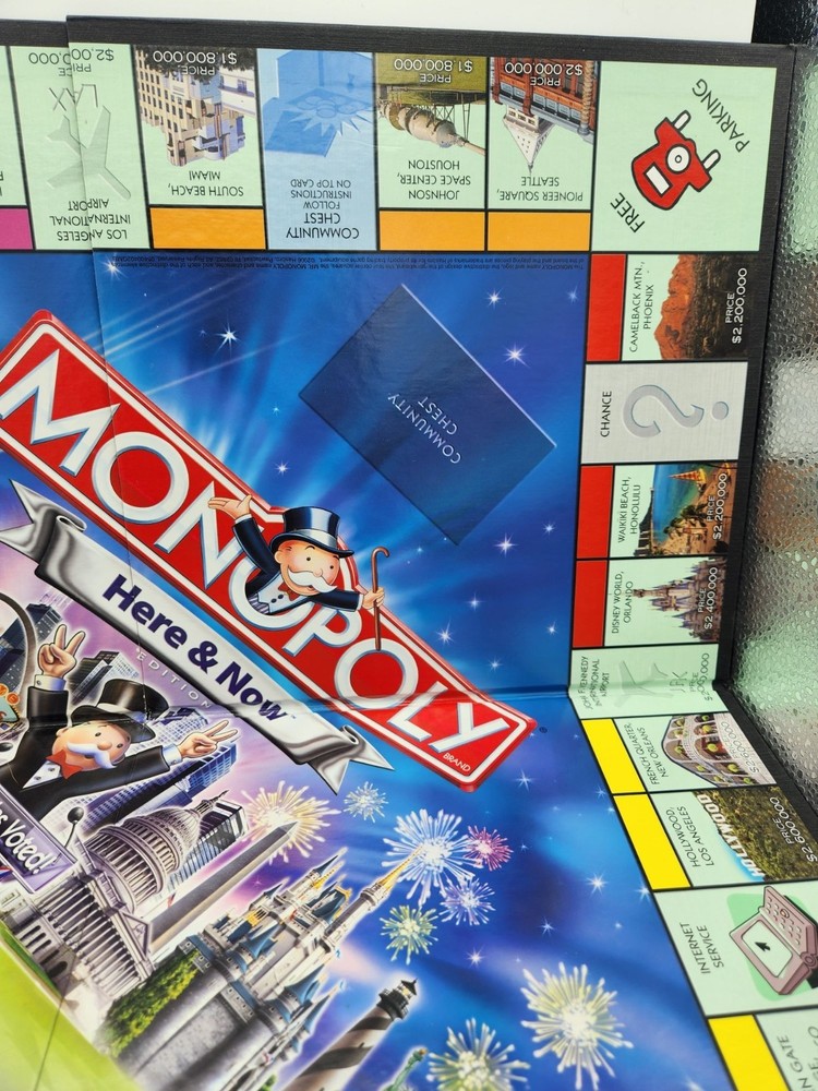 Monopoly here and now 2006 Replacement Game Board and instructions