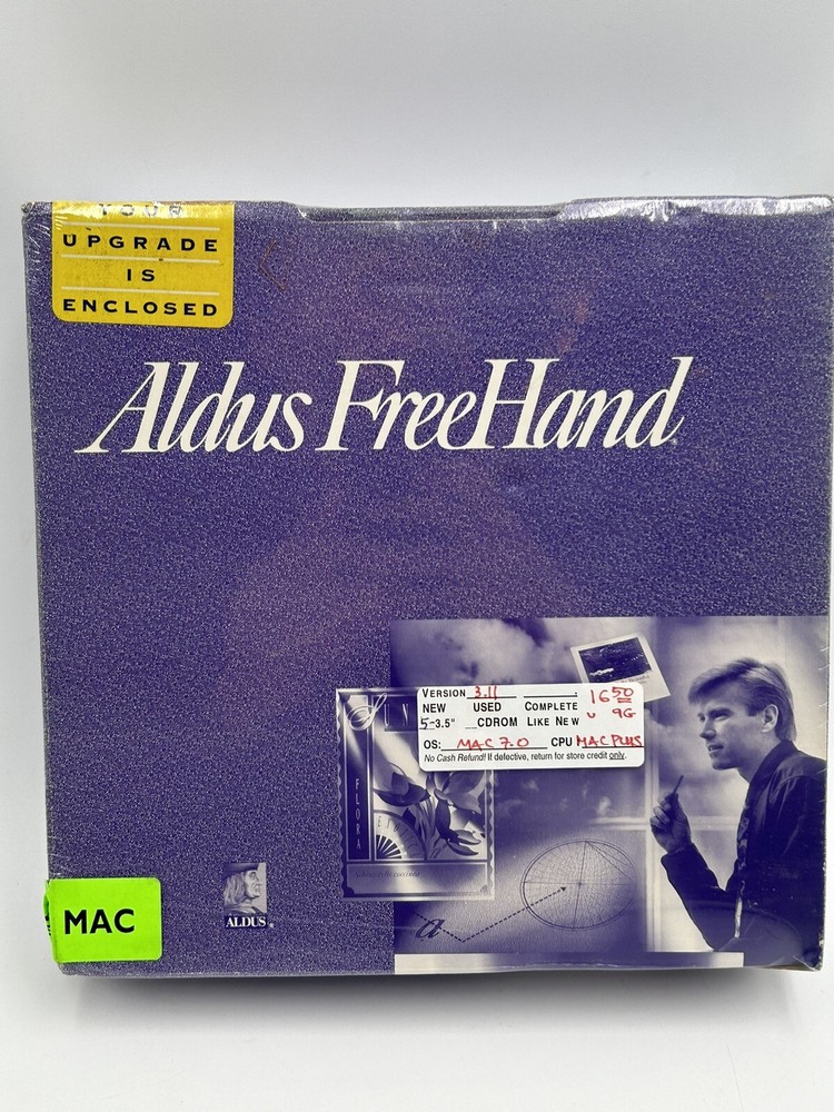 Aldus Freehand Sealed Version 3.11 For Macintosh