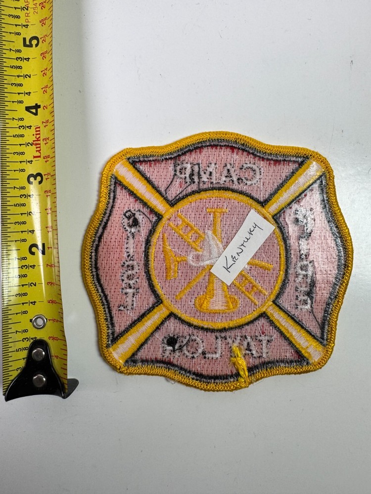 Camp Taylor Fire Kentucky KY Patch Y10