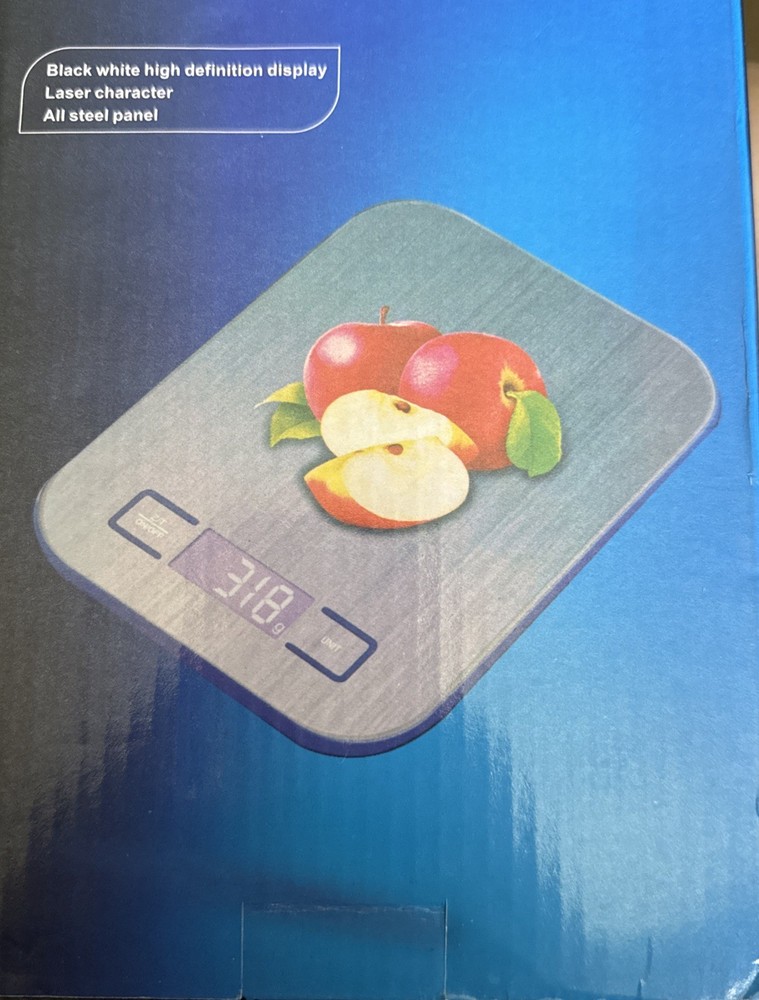 Nicewell 22lbs Digital Kitchen Scale - Silver