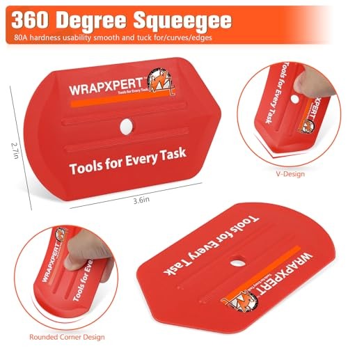 Vinyl Wrap Tools, 6 PCS Car Wrap Kit Application Tools Includes Utility 23 PCS