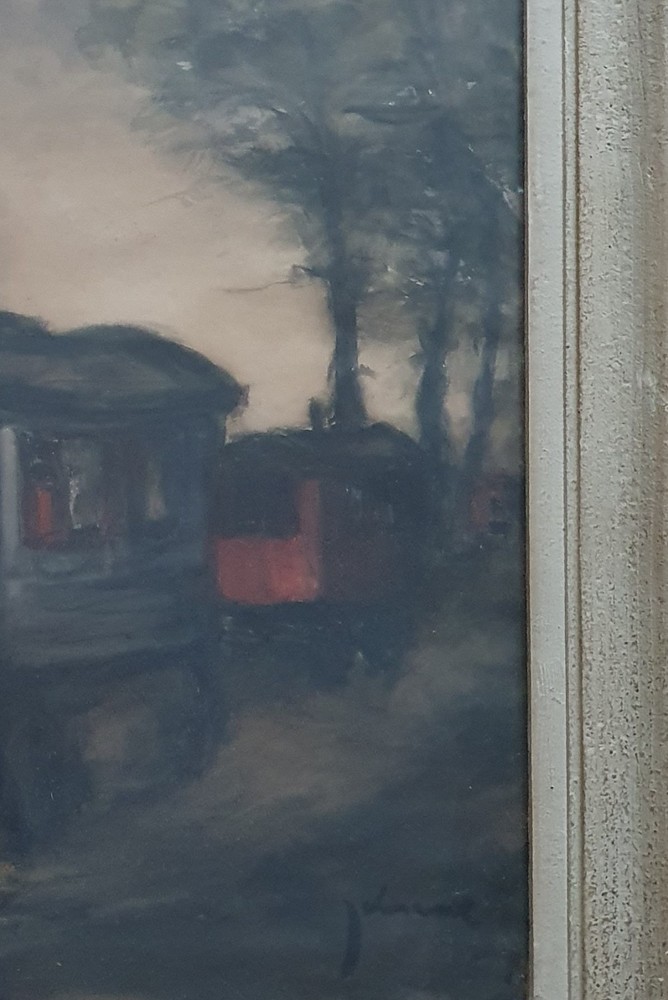 Charcoal drawing by Idzerda (1915-1992)