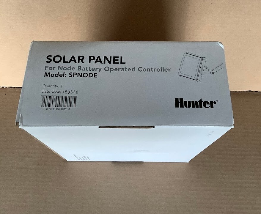Hunter Solar Panel SPNODE for Node Battery Operated Controller