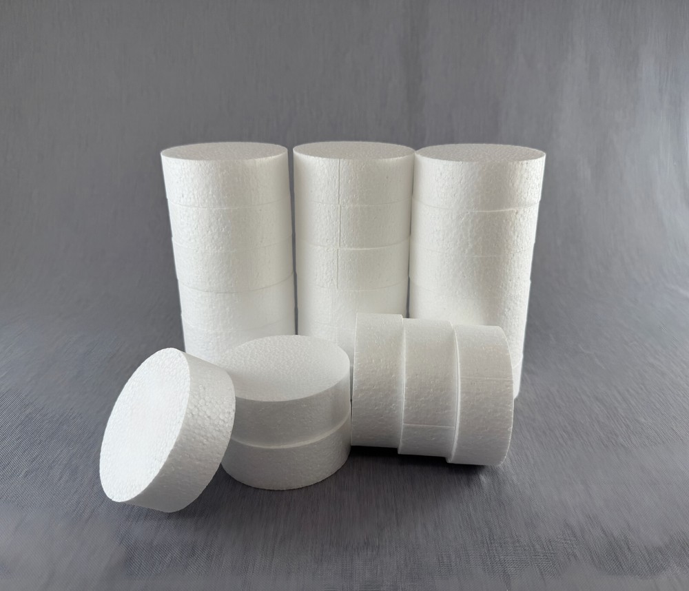 Craft Foam Circle Disc - 12 PC Pack (2"-16" Diameter x 1" H)