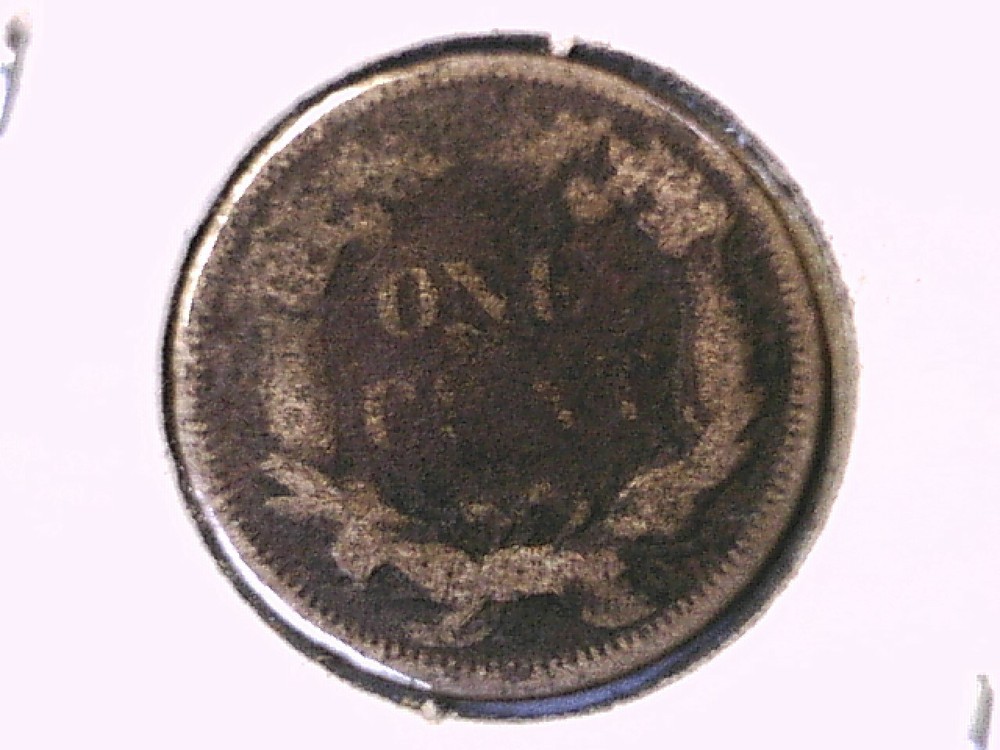 1858 Flying Eagle Cent Genuine Raw Ungraded 00763