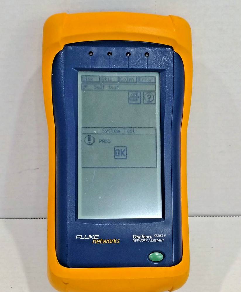 Fluke OneTouch Series II Portable Handheld Network Assistant Power Tested