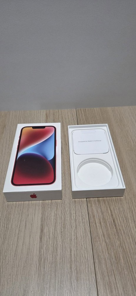 Apple iPhone 14 RED Genuine Empty Box 128 GB