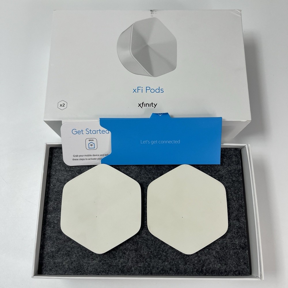 Xfinity Comcast xFi Pod 2nd Gen Model XE2-SG WiFi Network Extender 2-Pack