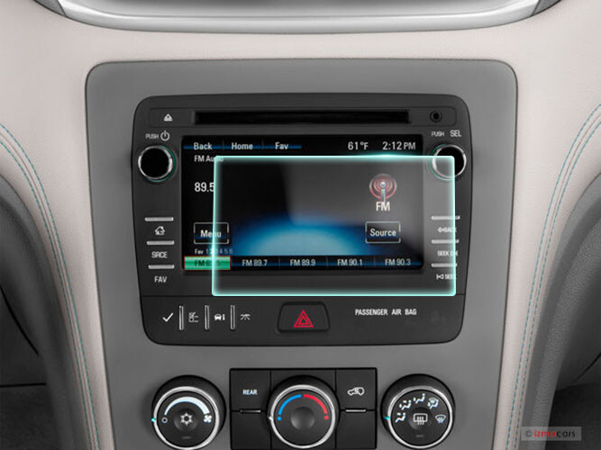 Crystal Clear Screen Protector for 2017 Chevrolet Traverse Vehicle Navigation