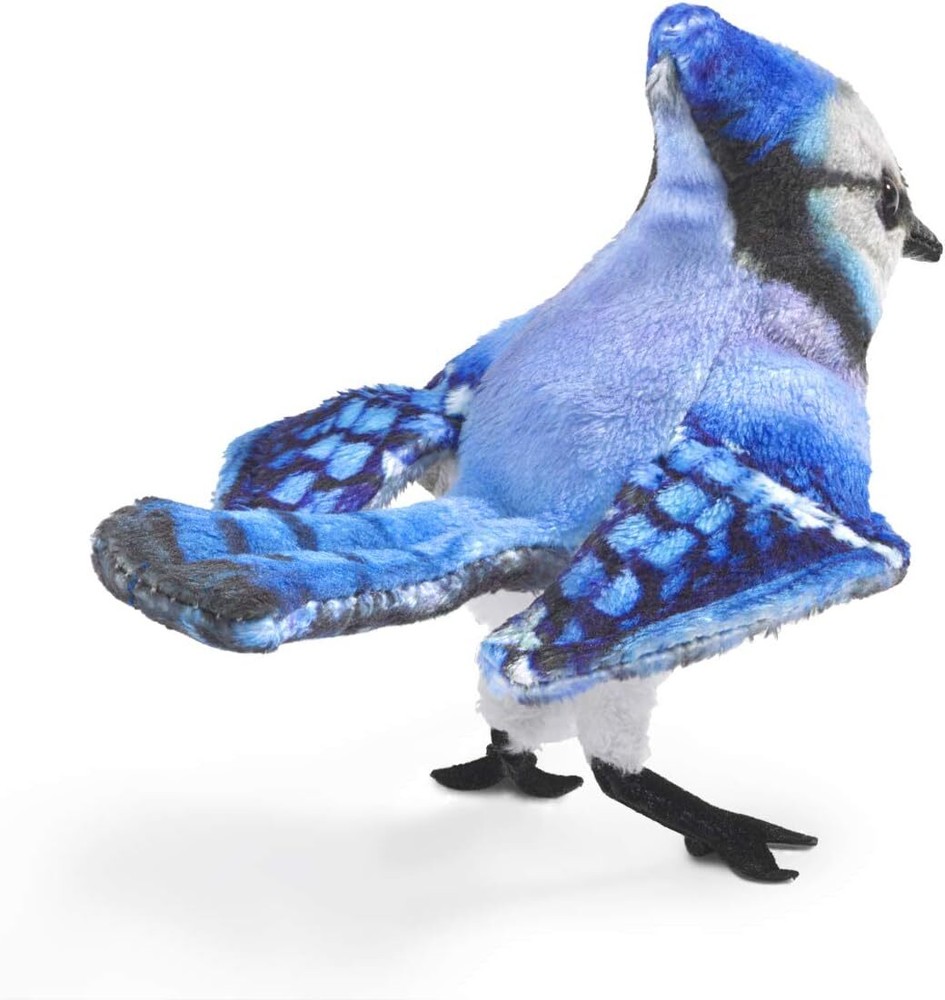 Folkmanis Mini Blue Jay Finger Puppet