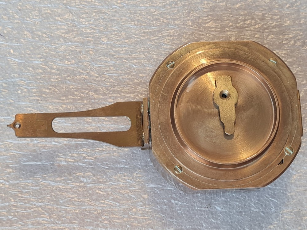 Vintage Stanley Brass Navigation Compass - Maritime