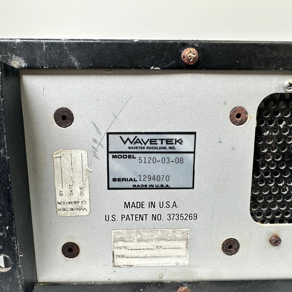 Wavetek Rockland 5120a DC-2MHz Programable Frequency Synthesizer