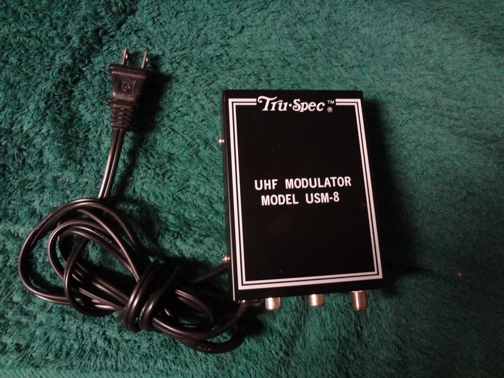 Tru-Spec USM-8 UHF Consumer Agile A/V Modulator UHF Modulator