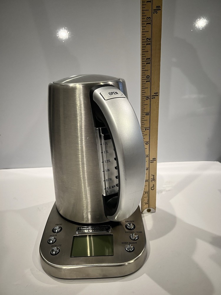 Hamilton Beach Professional Digital LCD Temperature Control Electric Kettle
