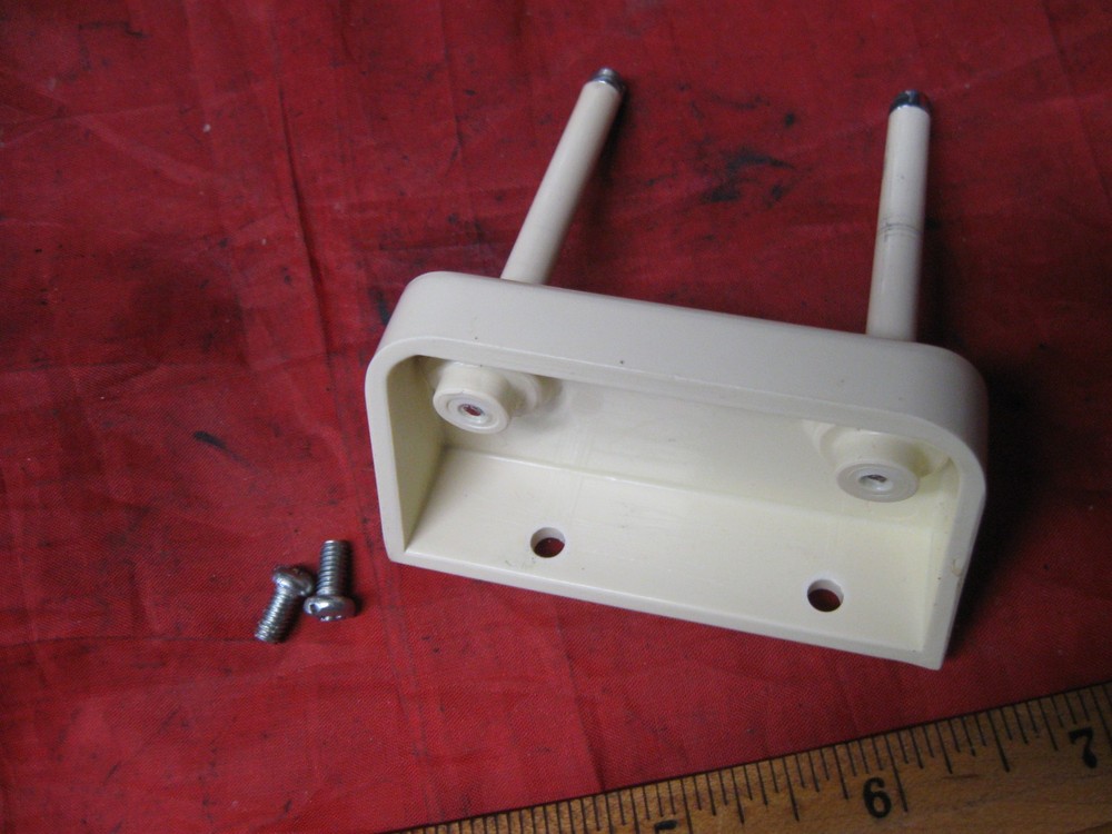 BERNETTE 330 Sewing Machine 2 Thread Pin Spools Vintage