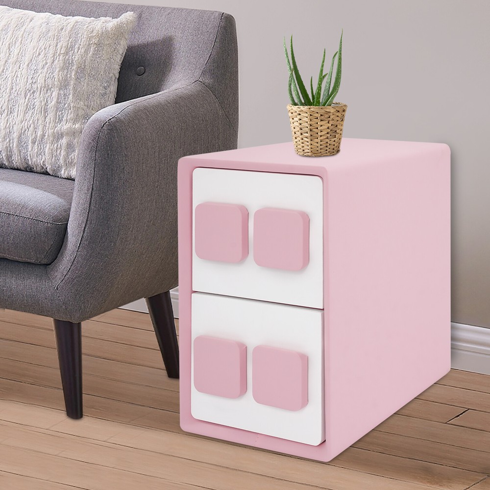 Modern Minimalist End Table, Bedside Table for Bedrooms, Modern Nightstand