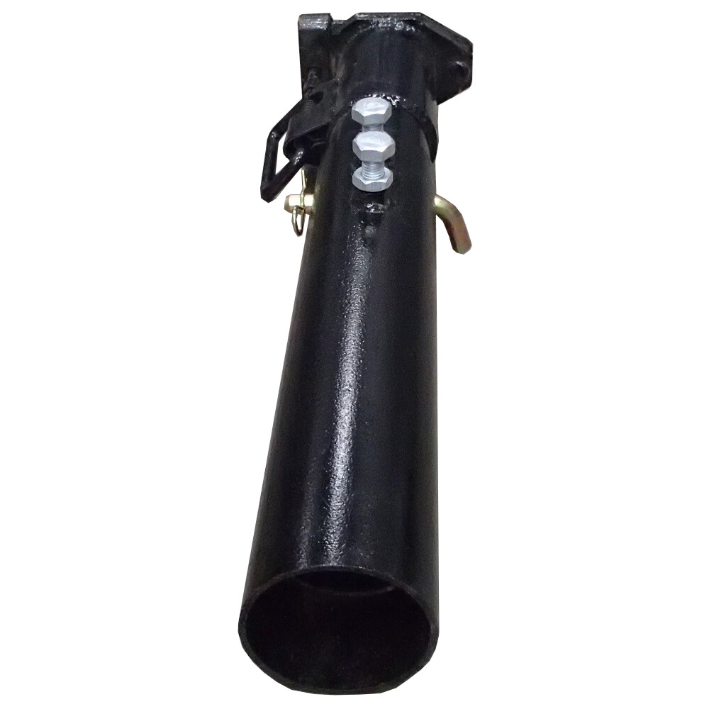 Round RAM Gooseneck Trailer Coupler Adjustable Height 25,000 lbs 2-5/16" Ball