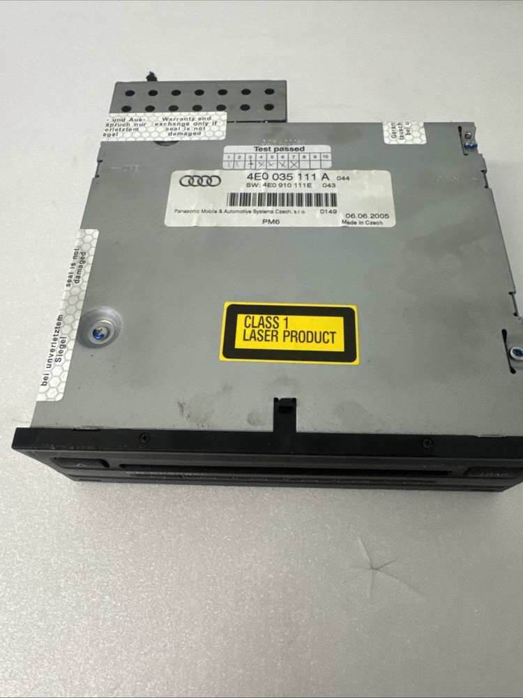 2007 Audi A6 C6 3.2 CD Changer 4E0035111A