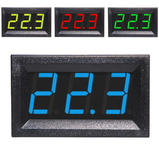 3-30V DC Voltmeter LED Display Digital Panel Meter Voltage Display Red Blue