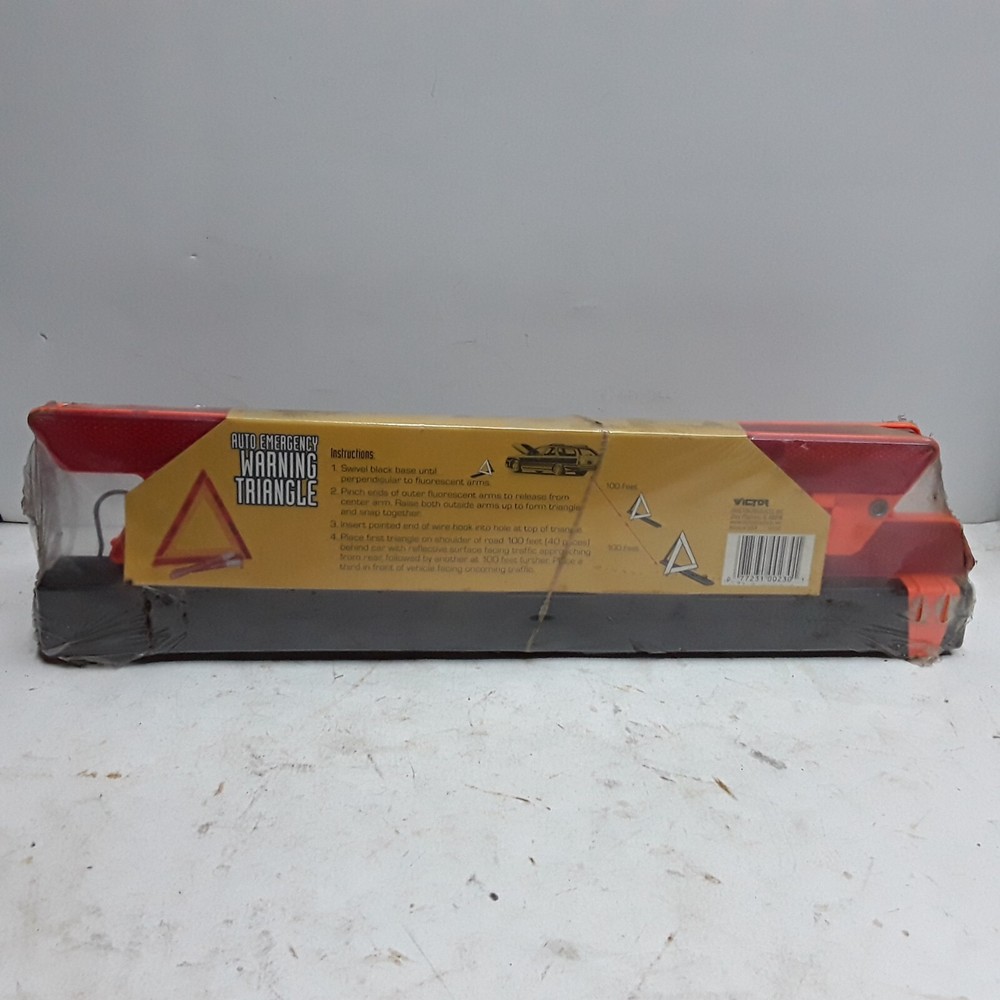 Auto emergency warning triangle