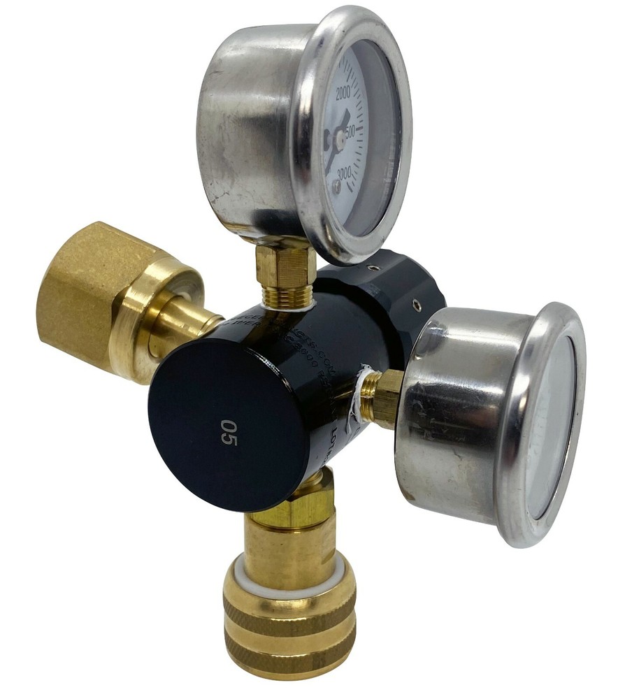 Carbon Dioxide CO2 CGA320 Regulator 0-250psi for DIY Projects