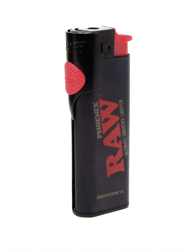 RAW PHOENIX ULTIMATE SMOKERS LIGHTER +raw organic KING size pre rolled cone