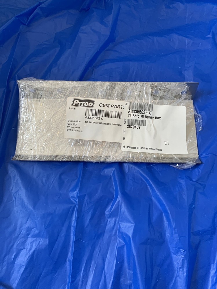 Pitco A3335502-C TANK,SHIELD HT BURNER BOX INRPG14D