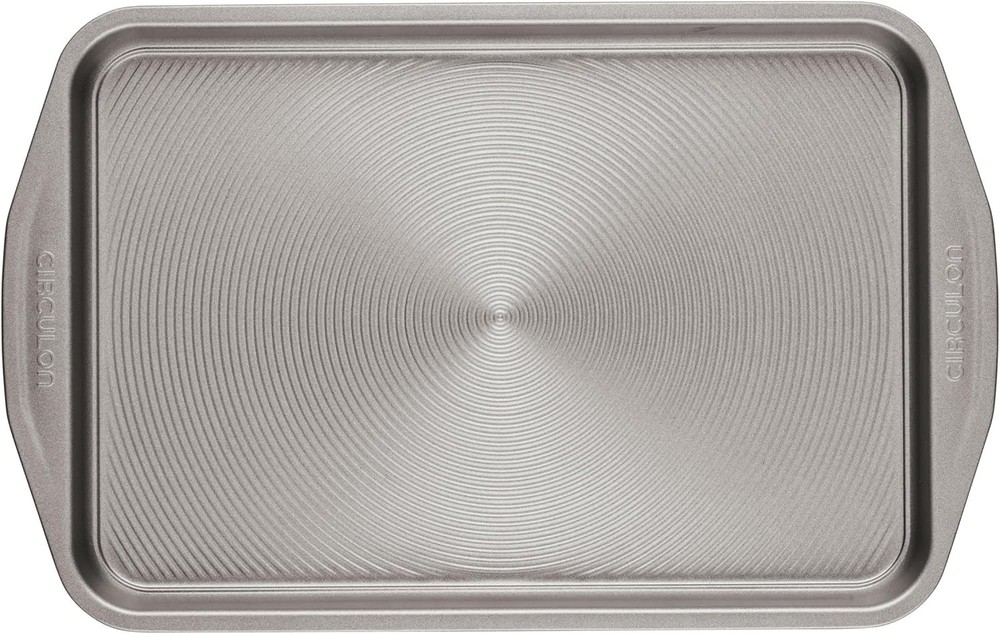 Total Bakeware Set Nonstick Cookie Baking Sheets 2 Piece Gray