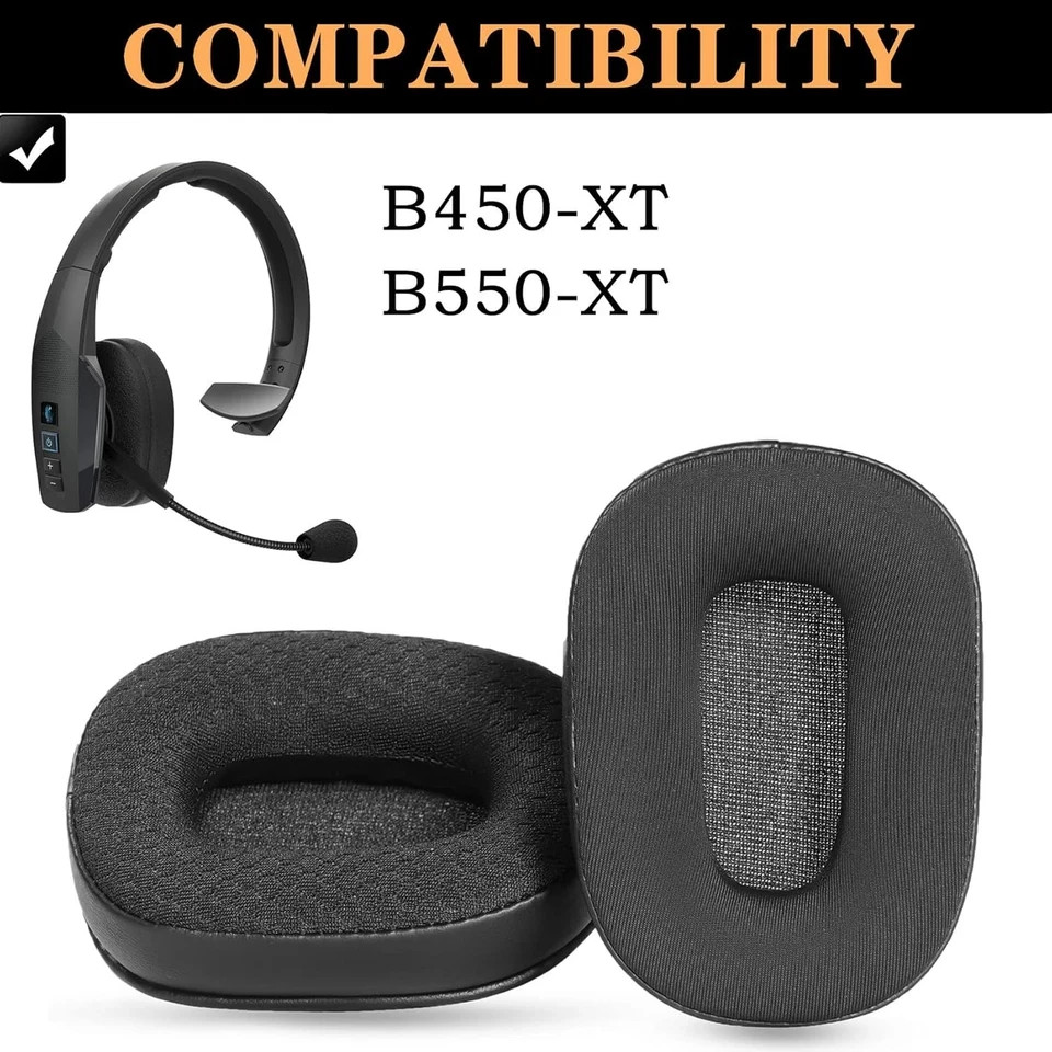 Blue Parrot B450-XT Ear Cushion Replacement,Premium Ear Pads with Microphone Foa