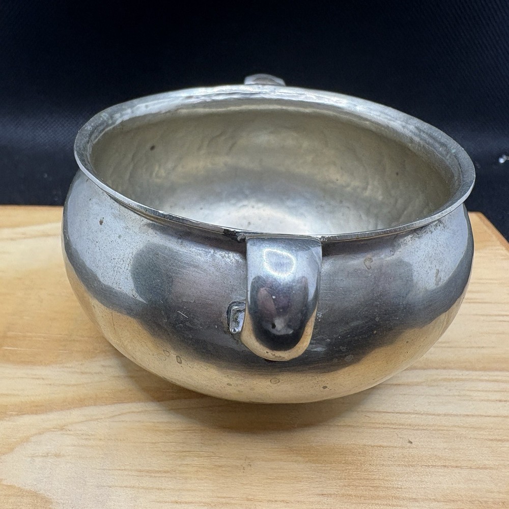 Peruvian Solid Silver Bowl - Hand Hammered "Ekeko" - .950 / .925 - 3.5"