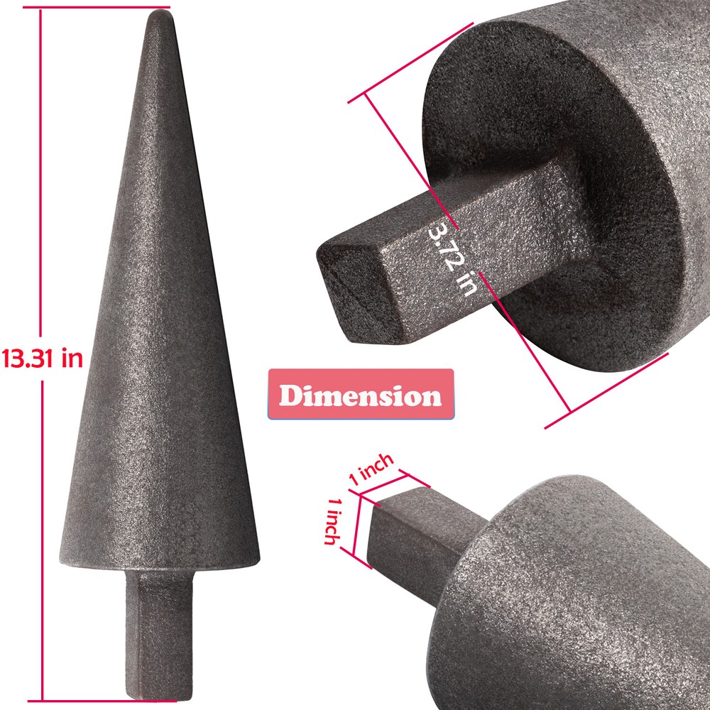 Blacksmith Anvil Mandrel Metal Forming Cone 1" Hardy Tool