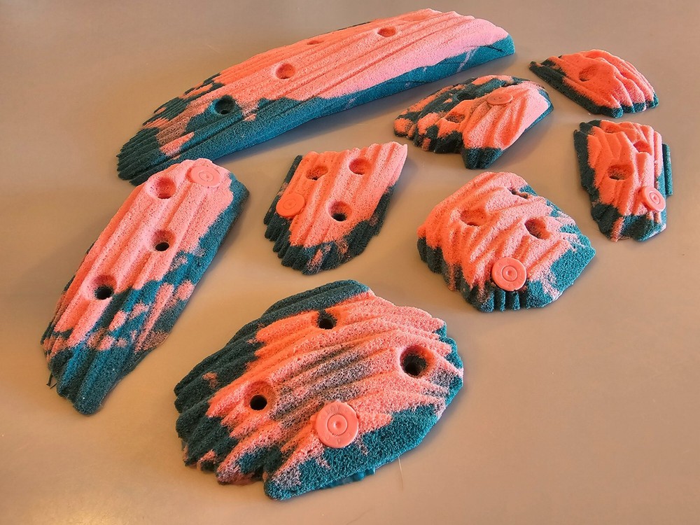CUSTOM Rock Climbing Hold set Made to Order, The Steps 100% Unique Pour Set