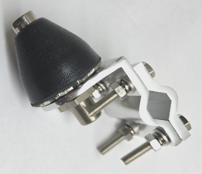 Deluxe Single Groove Mirror Mount with S0239 Beehive Stud Mount