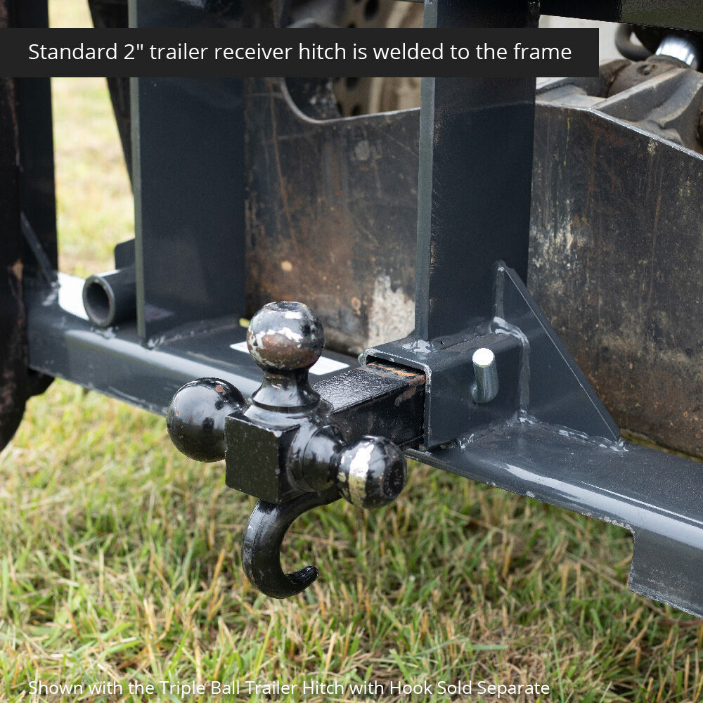Titan Attachments Class 3 Step-Through Pallet Fork Frame Attachment, 60” Blades