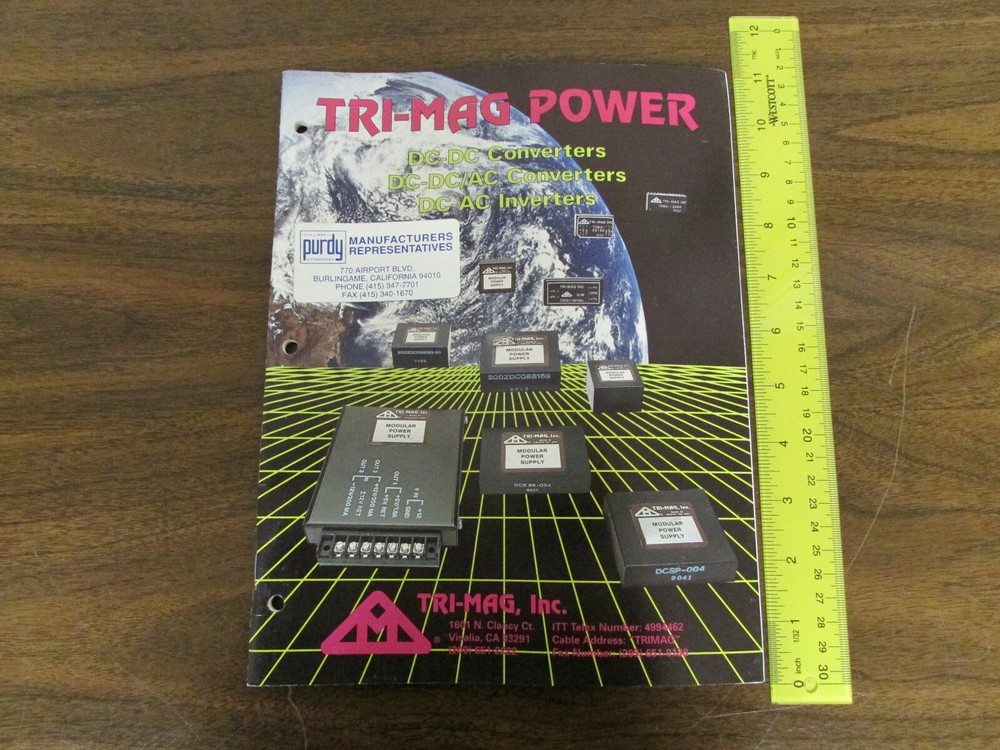 Tri-Mag Power DC-DC Converters Catalog 54pp 1991