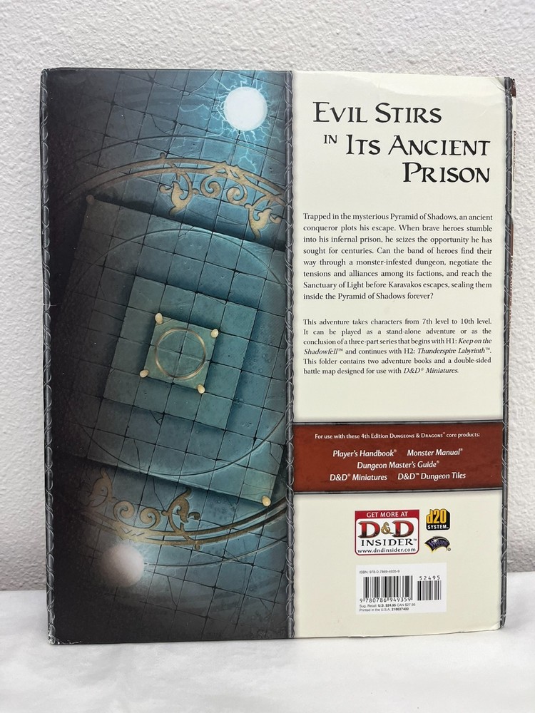 Dungeons and Dragons 4e H3 Pyramid of Shadows Module