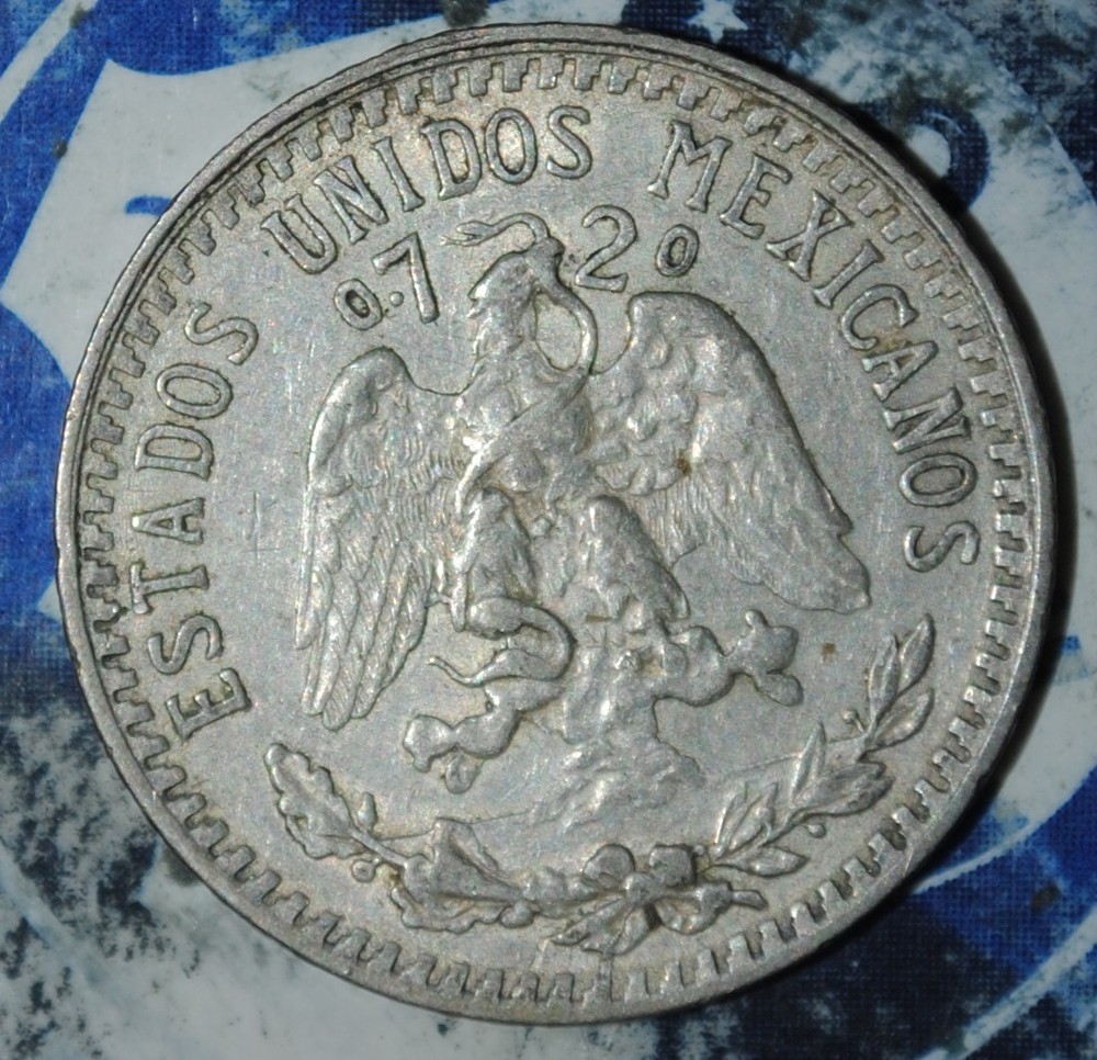 MEXICO Silver 20 Centavos 1933 {{{D016