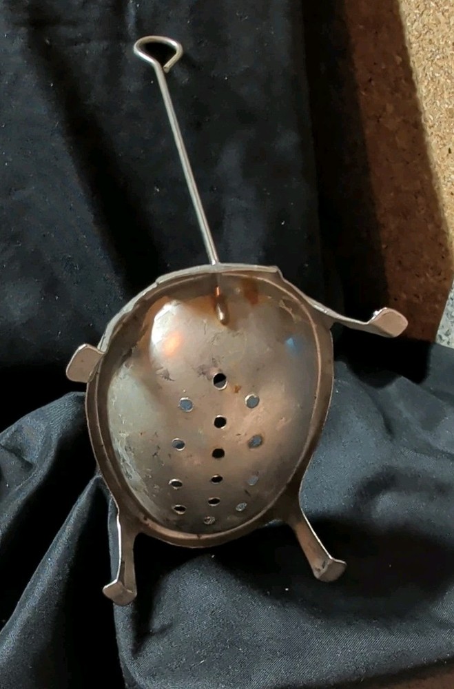 Vintage Metal Egg Poacher, Egg Dipper