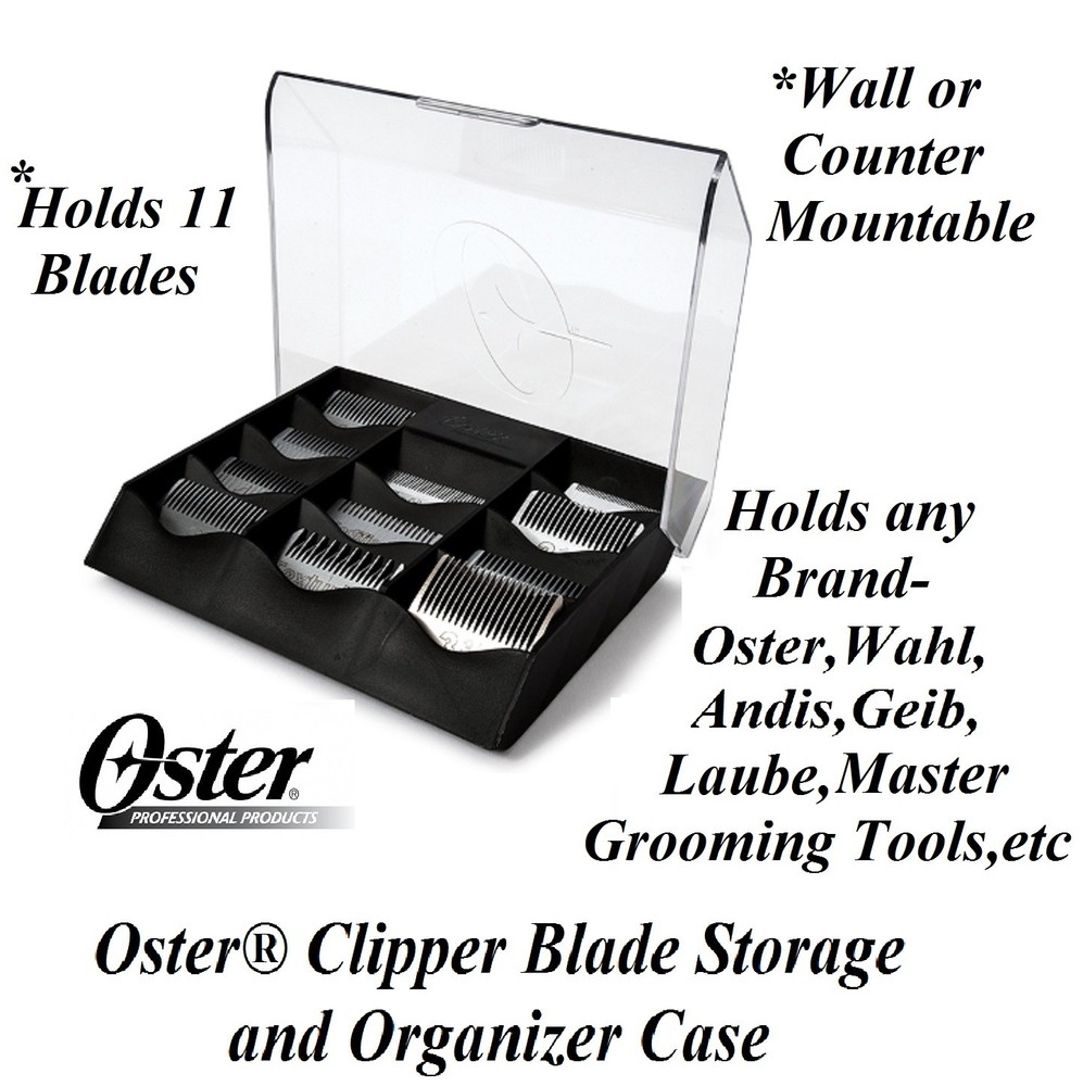 OSTER Clipper Blade STORAGE&ORGANIZER CASE Holder Shelf*Wall/Counter Mountable