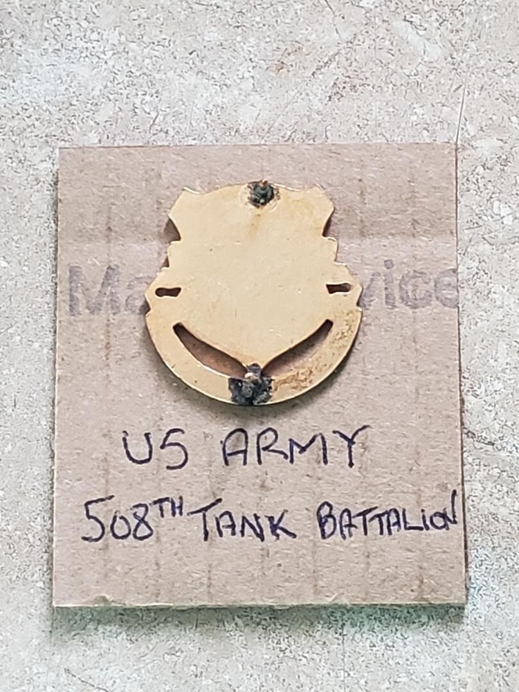 Army 508th Tank Battalion DUI Crest