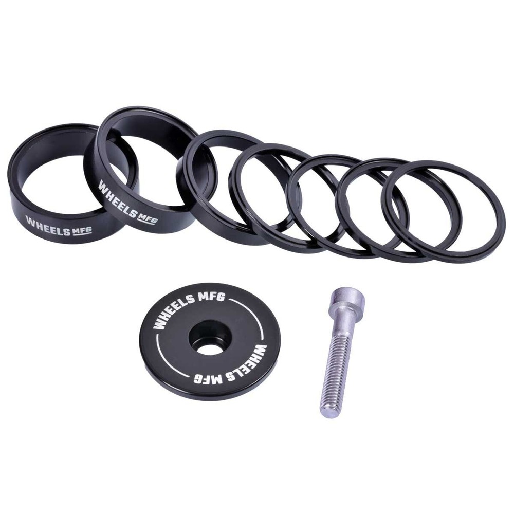Wheels MFG StackRight Essential Headset Spacer Kit - Colour Black