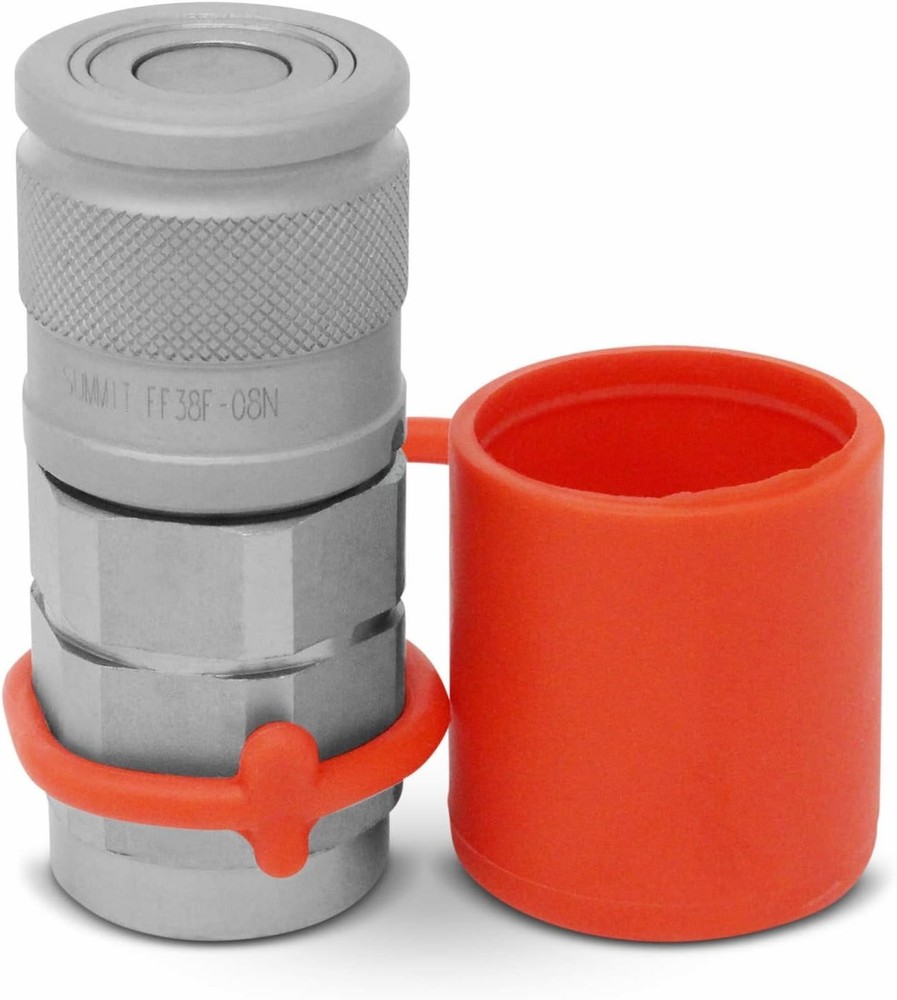 3/8" Hydraulic Quick Connect Coupler Set with Dust Caps
