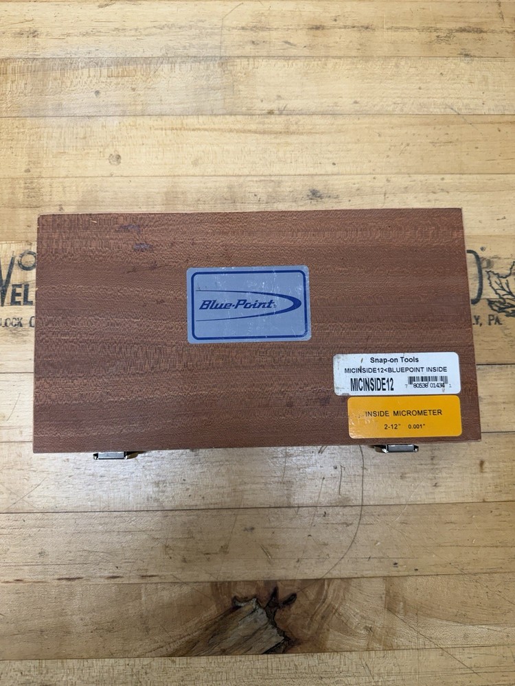 Snap-On Tools Inside Micrometer Set by Blue Point - MICINSIDE12