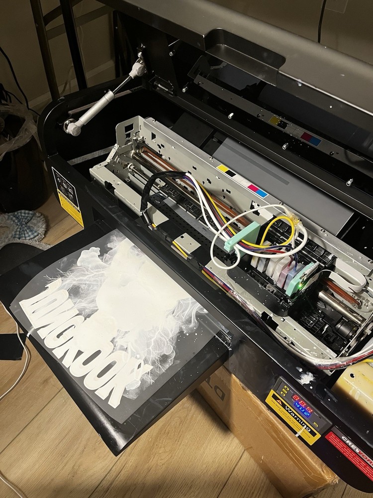 CREWORKS V720 Wide/Large Format Inkjet Printer with Roll Holder – DTF Ready