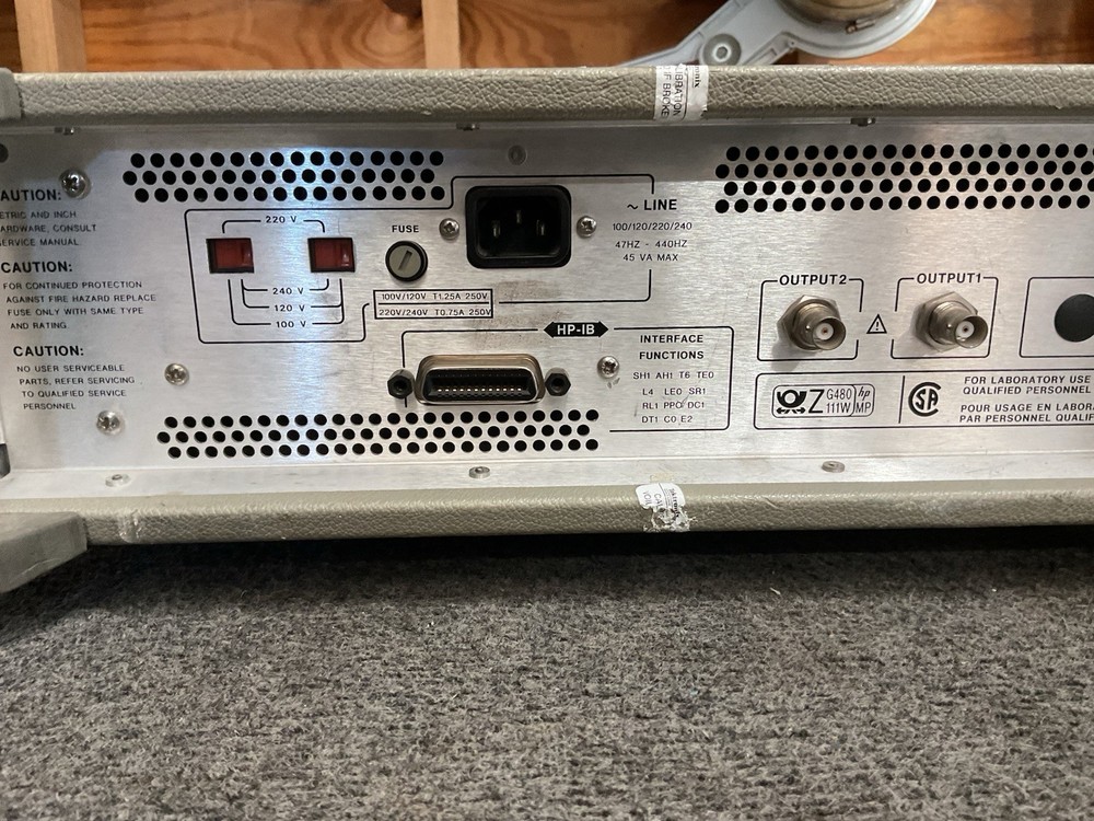 HP Hewlett Packard 8508A Vector Voltmeter