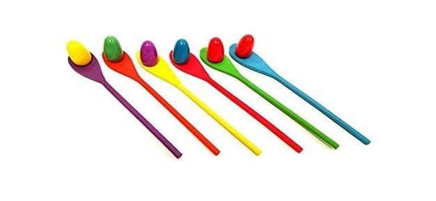 Egg & Spoon Race Kids Game (1 Set)
