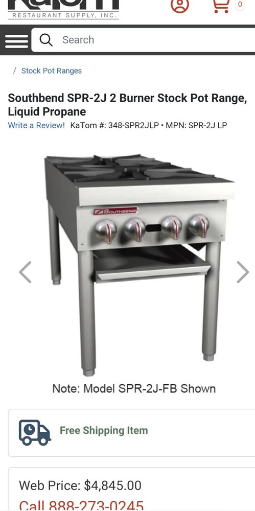 Stock Pot Range Southbend