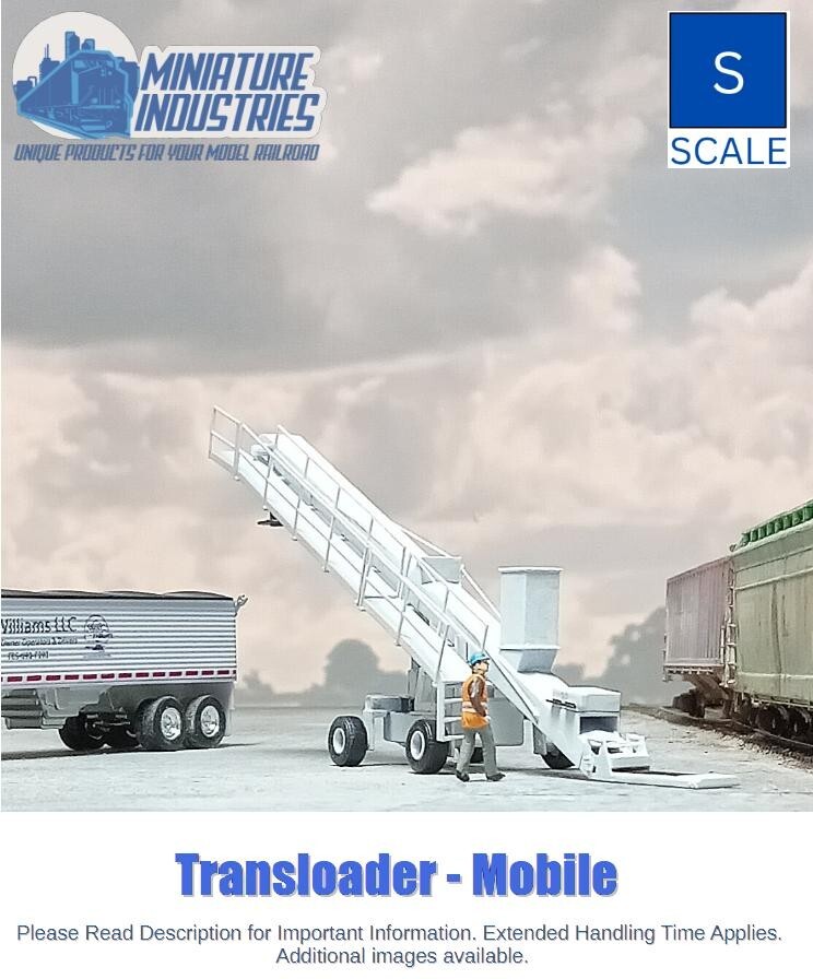 S Scale Transloader - Mobile Kit for Grain Elevator Structures 1:64