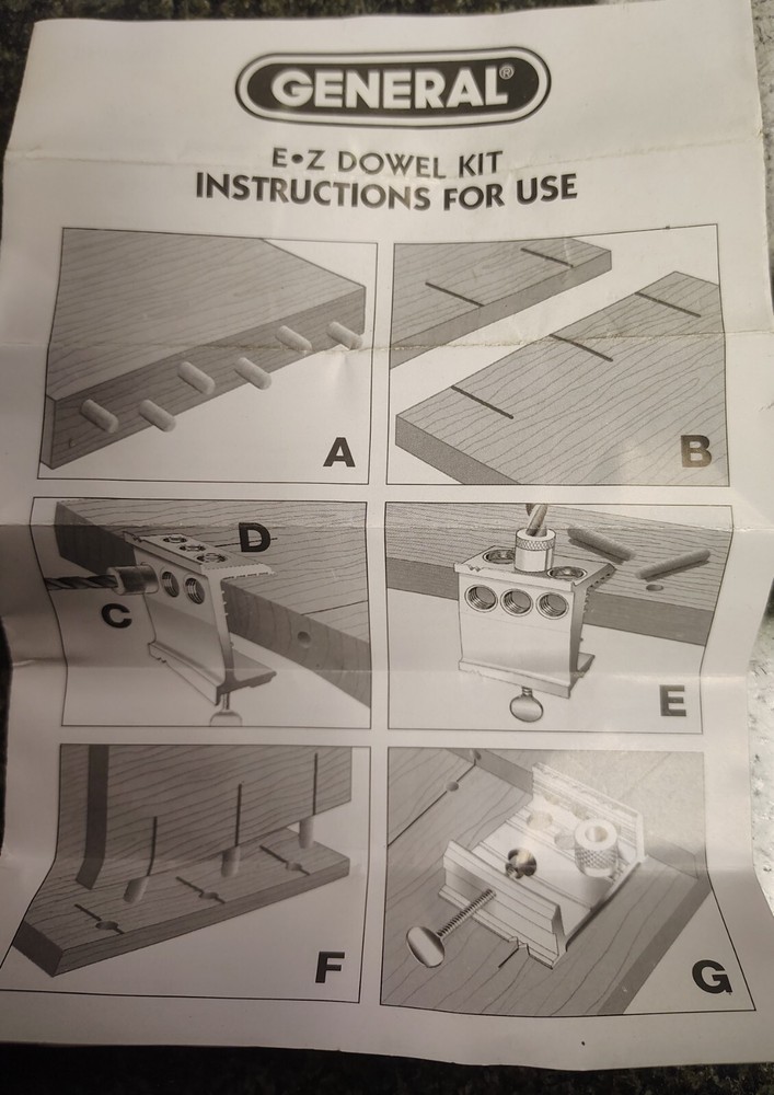 🗽GENERAL E-Z DOWEL KIT