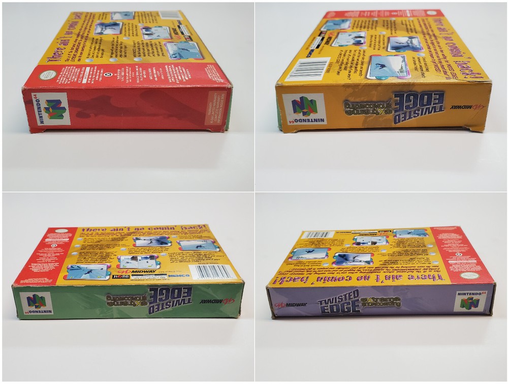 Twisted Edge Original Authentic N64 Nintendo 64 Box & Manual Only ***